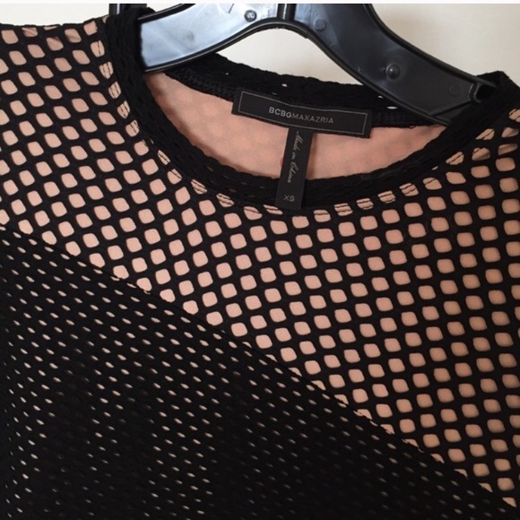 BCBGMaxazria Mesh Top - Picture 2 of 4